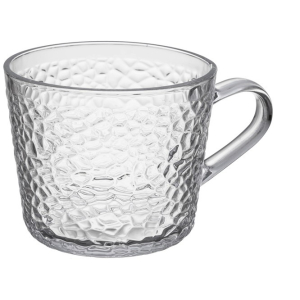 Kubek szklany z uchem LIRYC 450ml mozaika wzór 2